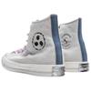Naruto Shippuden x Converse Chuck Taylor All Star High Кроссовки Унисекс Саске Серый Ископаемый Винтажный Белоснежный A14837C