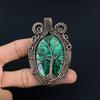 Tree Of Life Malachite Pendant, 999 Copper Wire Wrapped Pendant Jewelry. Gift For Women Handmade Pendant Gemstone Jewelry