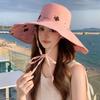Двусторонняя пляжная кепка Seaside с защитой от УФ-лучей, шляпа рыбака с широкими полями, летняя
