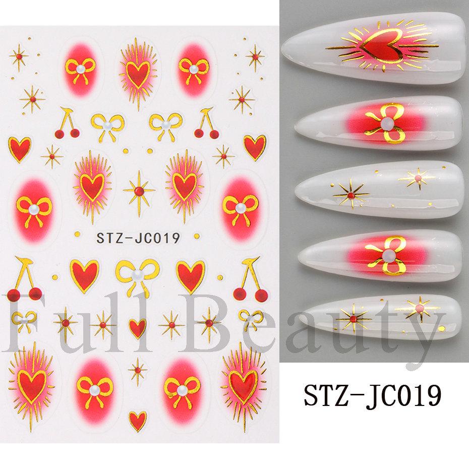 New nail art stickers ins autumn pumpkin retro plaid thorn lines thanksgiving adhesive nail stickers