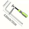1pc Clutch Style Bar Clamps 12 In 600 Lb Woodworking Clamps with Ergonomic Handle Cabinetry,Bar Clamps for Woodworking