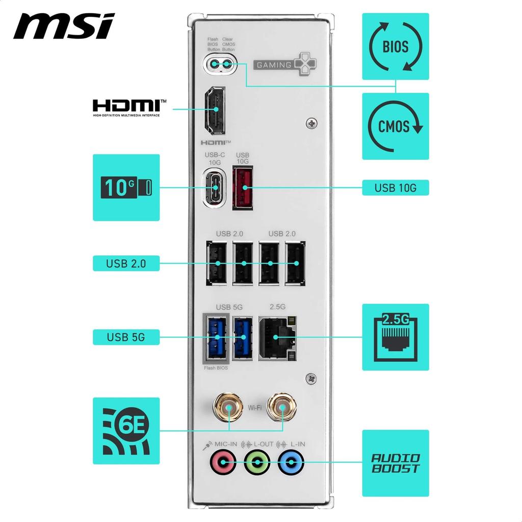 MSI B840M GAMING PLUS WIFI6E Micro-ATX Gaming Motherboard MB6805