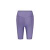 Reebok Solid Color Knitted Breathable Elastic Sports Shorts Women Shorts Purple 23RCS604WGP0