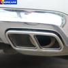Нержавеющая сталь, автомобильная рамка, декоративные наклейки для Mercedes Benz GLK X204 CLS 12-17, аксессуары для выхлопной трубы