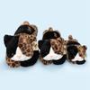 Calico Cat Plush Toy Multi Size 40 60 80cm Leopard Spotted Body Prone Pose Soft Bed Display Home Decor Gift Keepsake