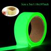 Glow In The Dark Tape 3cm X 5m Green High Bright Luminous Tape Sticker Removeble Waterproof and Photoluminescent