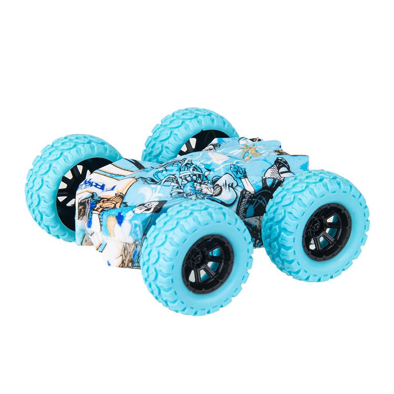 Трансграничная детская двухсторонняя игрушка-внедорожник для трюков