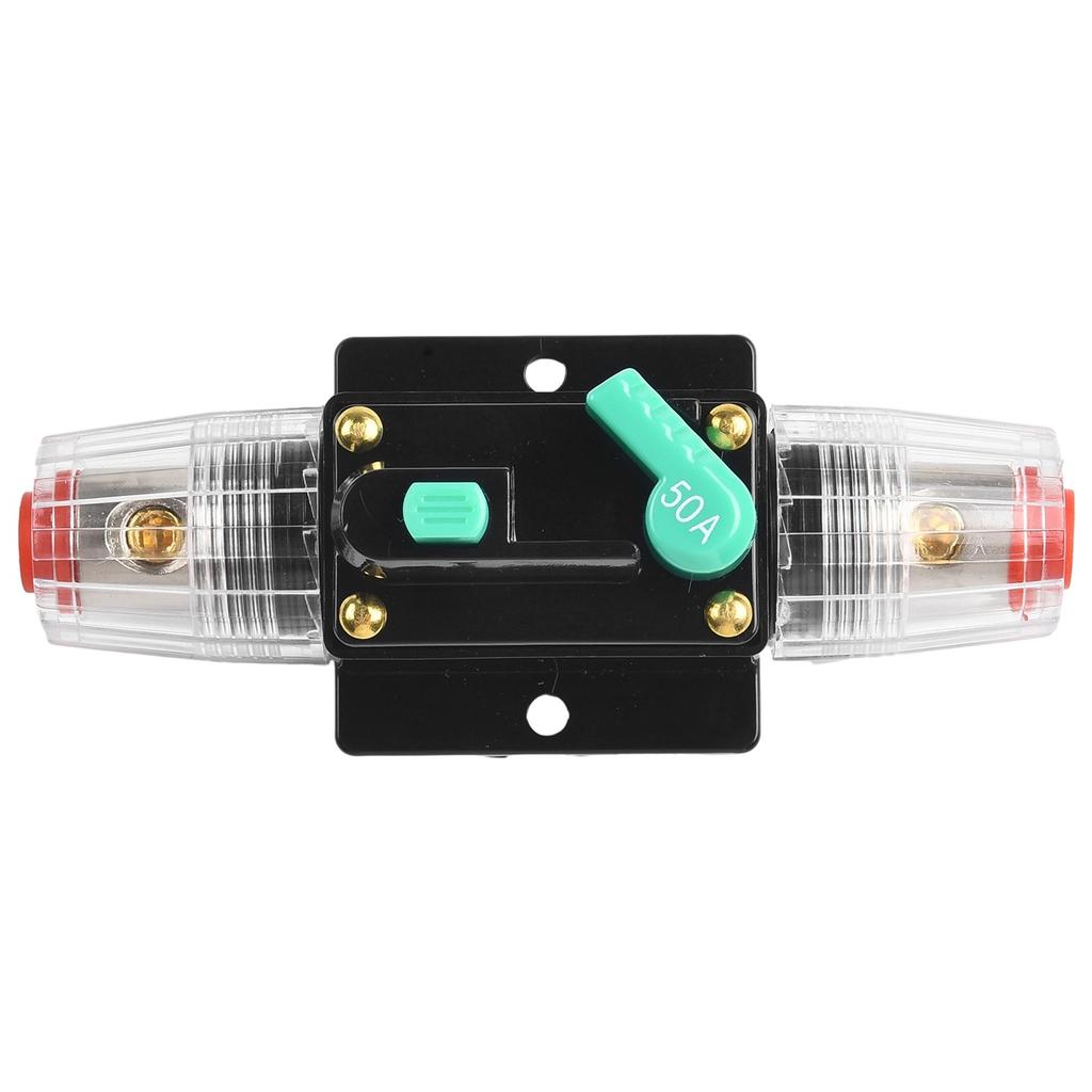 10A-100A Автоматический выключатель Предохранитель Сброс 12В-48В DC Автомобиль Лодка Автомобиль Водонепроницаемый 4/8 AWG