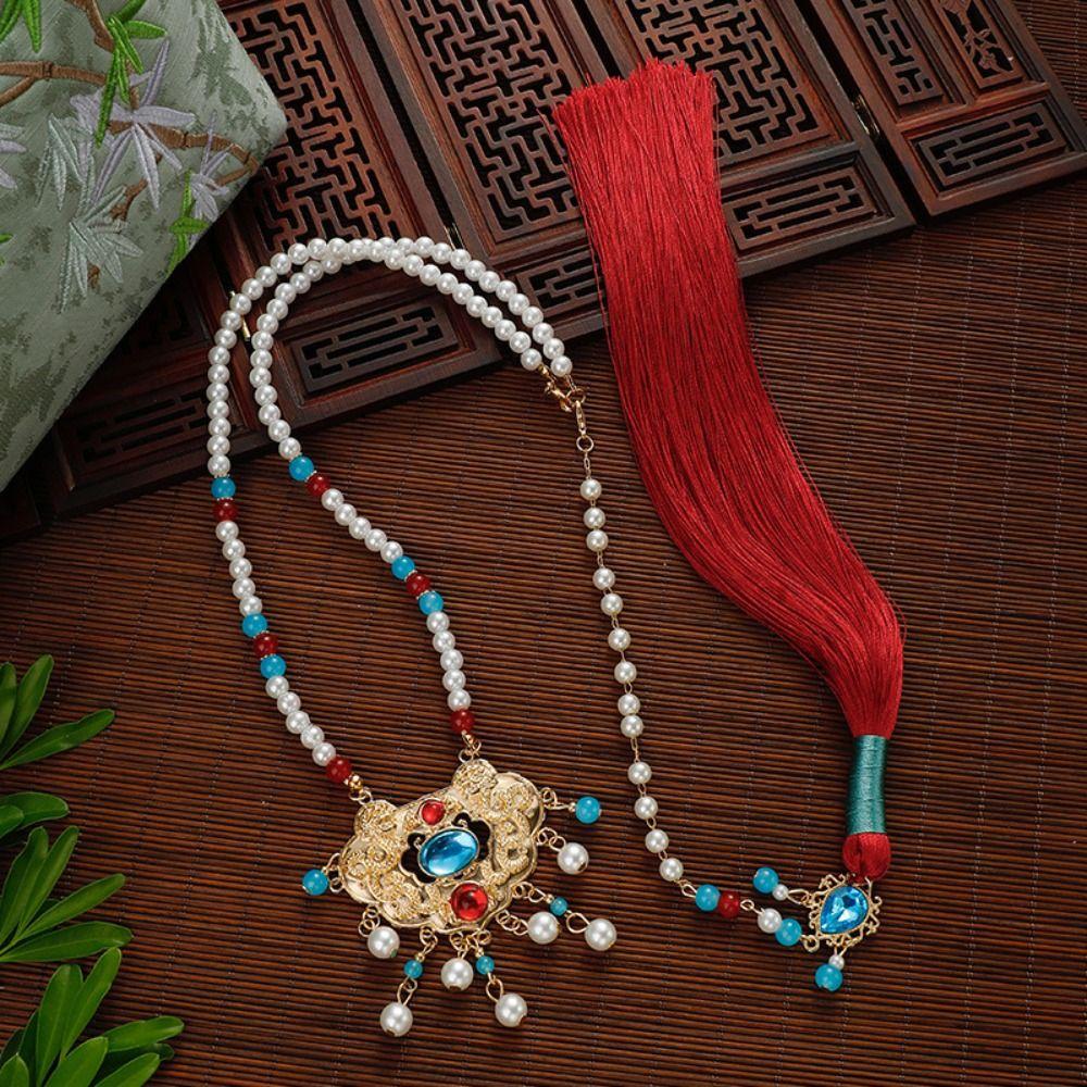 Tang Ming Song Dynasty Hanfu Ruyi Pendant Chinese Style Chinese Necklace Women