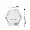 Stainless Steel Paint Coating Hexagon Wet Film Comb Anticorrosion Not Easy To Rust Wet Diaphragm Thickness Gauge Silver