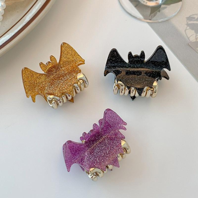 Хэллоуин Стиль Форма Крыла Летучей Мыши Женщины Подростки Хвост Зажим для Волос Нежный Зажим для Волос Противоскользящий Фотосессия Аксессуары для Волос