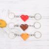 Gifts Couples Friendship Separable Heart Pendant Key Ring Building Block Keychains Key Buckle