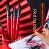 1 Pcs Red Fat Man Watercolor Gouache Brush Professional Art Painting Brush for Drawing High Quality Nylon Hair Artist Supplies