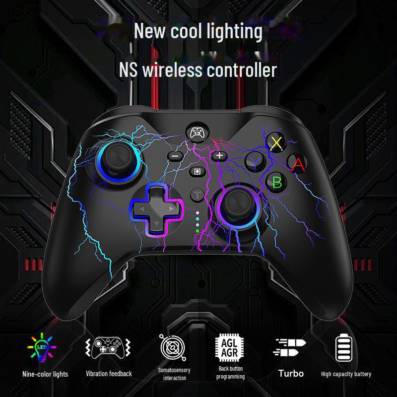 Беспроводной игровой контроллер с шестиосевой соматосенсорикой, двумя макрокнопками «назад» и эргономичным дизайном