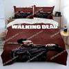 Horror TV The Walking Dead Lincoln Bedding Set Boys Girls Twin Queen Size Duvet Cover Pillowcase Bed Fashion Home Textileextile