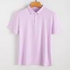 Футболка из хлопка с воротником-стойкой, не требующая глажки, с короткими рукавами, из модала, мужская рубашка-поло из хлопка