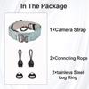 VOVMOEYA Камера Камера Шейный ремень с треугольным кольцом для и Совместимый с Fuji Компактными и Беззеркальными Полный кроссбоди или Шейный ремень с PU-каплей