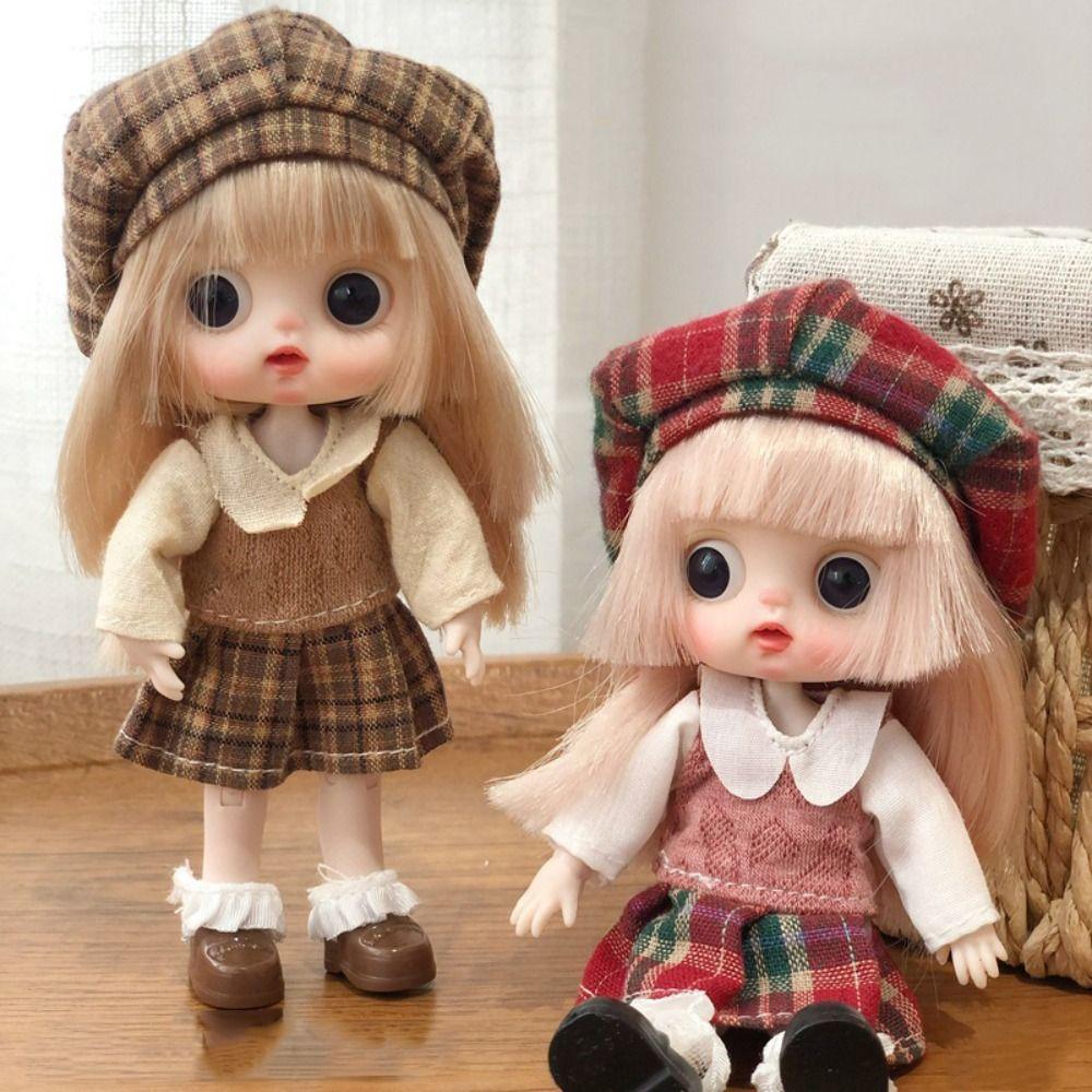 Мини кукла Ob11 с одеждой, регулируемая кукла Ob11 Bjd, кукла Obitsu, одежда, подарки на день рождения