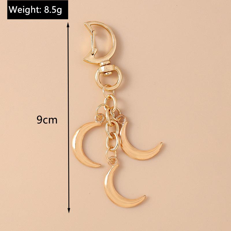 Alloy Love Heart Key Chain Shell Starfish Key Ring Pendants For Women Girls Handbag Decor Diy Handmade Jewelry Gifts