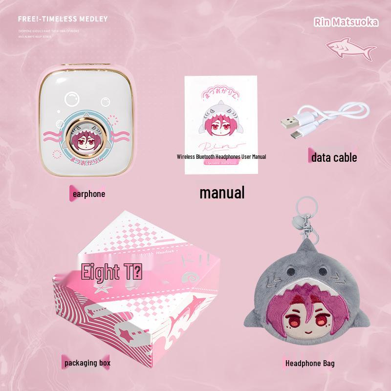 Беспроводные внутриканальные наушники Matsuoka Rin с Bluetooth — аниме-издание