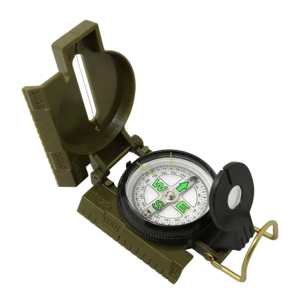 Metal Construction Outdoor Compass Waterproof Camping Compass Portable Professional Compass Hiking