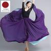 Women Double-side Chiffon Big Swing Skirt 540/720 Degree Classical Dance Skirt Belly Dance Costume Stage Performance Maxi Skirts