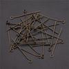 200pcs Eye Head Pins Jewelry Components Accessories Antique Bronze Color Iron 32mm