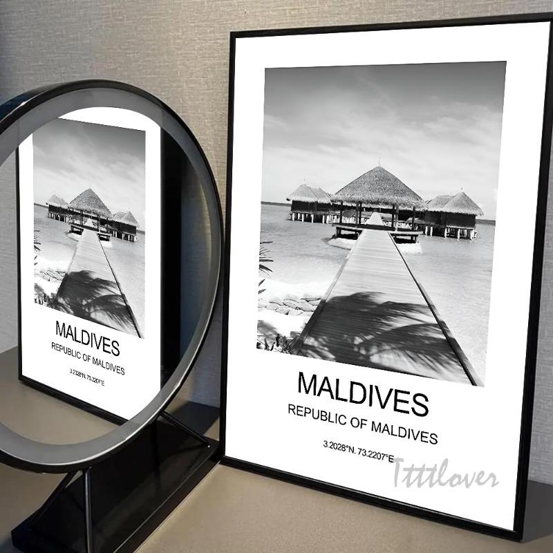 1pc City Poster New York London Paris Poster Paper Print Home Bedroom Entrance Bar Cafe Art Painting Decoration