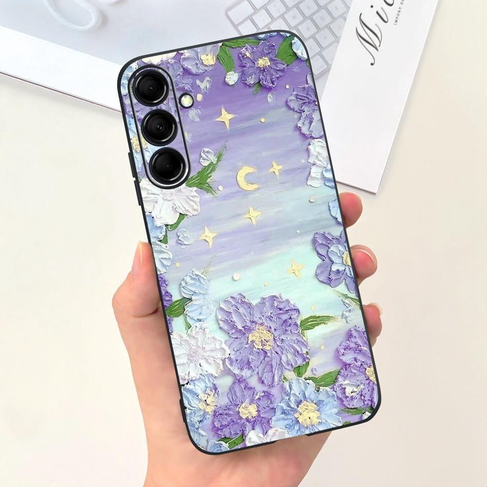 Чехол для телефона Samsung Galaxy A25 5G Samsung A25 2023 SM-A25B Модный дизайн с луной Мягкая силиконовая задняя крышка