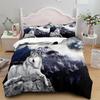 Digital Wolf Duvet/Doona Cover Set Single Twin Double Queen King Cal King Size Bed Linen Set