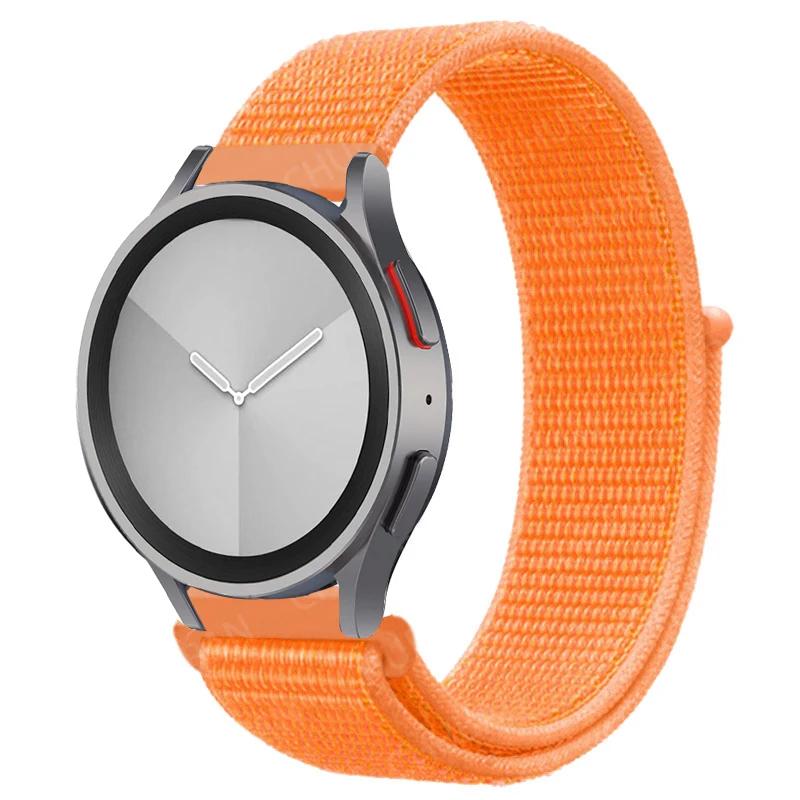 Nylon Loop Band For Samsung Galaxy Watch 6/5/pro/4/Classic/active 2 43-47-44mm 20mm/22mm Sport Bracelet Huawei Gt 4/2/e/3 Strap