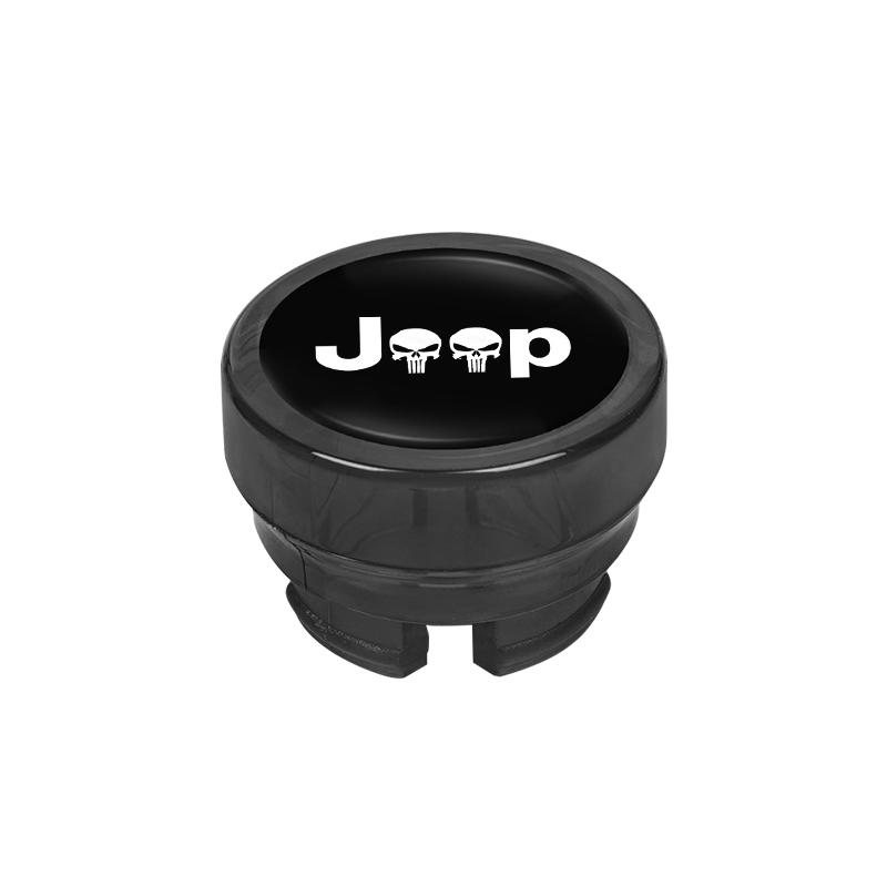JOT2 Car Cigarette Lighter Cover Plug Dustproof Decorative Caps For Jeep Wrangler Grand Cherokee Avenger Compass Wagoneer Gladiator
