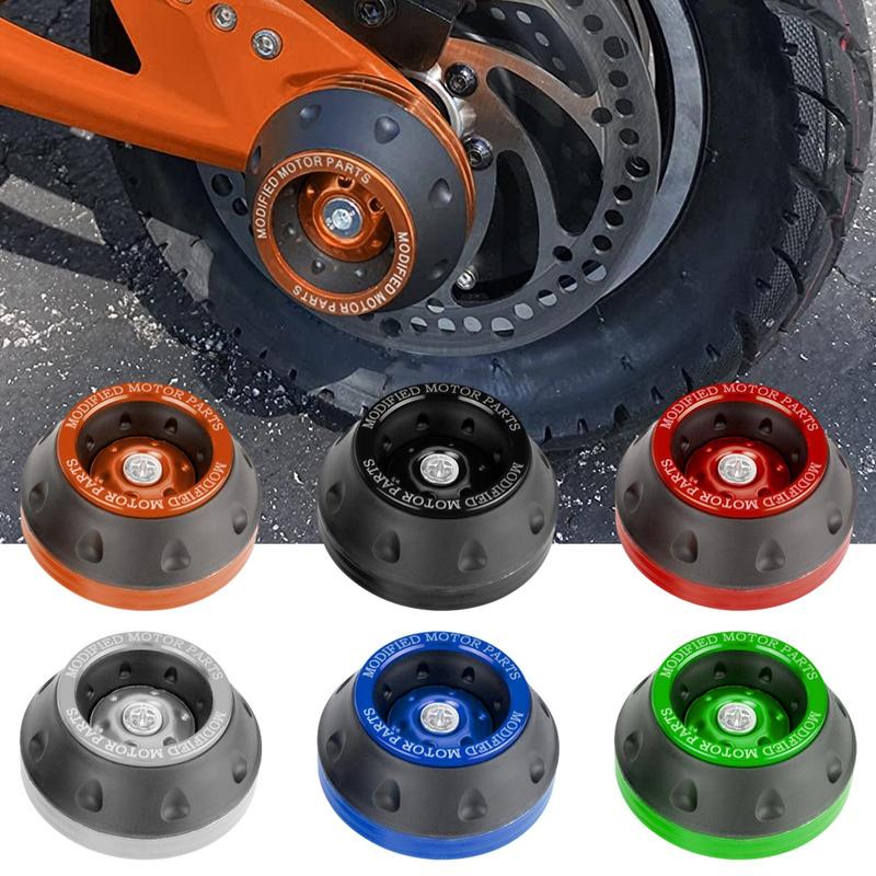 CNC алюминиевая передняя вилка рама слайдеры 2 шт колеса мотоцикл защита от падения скутер мопед Motocicleta аксессуары для мотоциклов