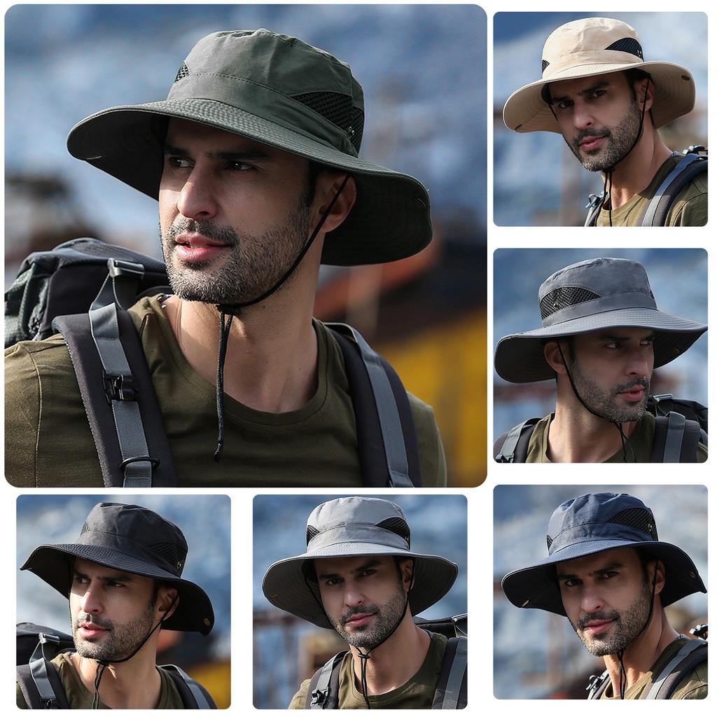 Шляпа от солнца с широкими полями, защита от ультрафиолета, складная панама для рыбалки, пешего туризма, кемпинга