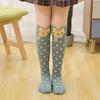 3D Cartoon Pure Cotton Mid-Calf & Knee-High Socks for Girls - Cute Spring/Autumn Wear