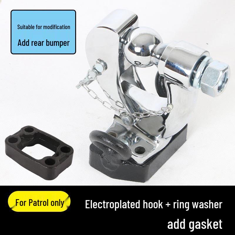 Фаркоп Nissan Patrol Y62 и быстросъемный буксировочный крюк из нержавеющей стали для Y61