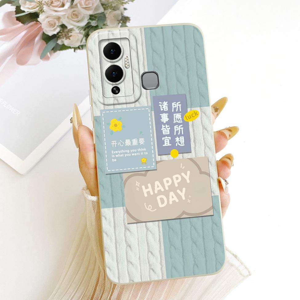 Чехол Для Infinix Hot 12 Play Чехол Модный Мультяшный Милый Забавный Расписной Силиконовый Чехол Для Телефона Для Infinix X6816 X6816C