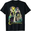 Неоновая футболка с групповым фото Castlevania