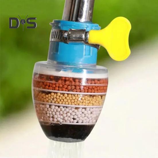 Универсальный 6-слойный фильтр для крана с простой установкой для улучшения качества воды