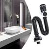 Pop-Up Basin Waste Drainer Universal Washbasin Drainer with Flexible Drain Down Hose & Pop-Up Filter Sink Plug Durable
