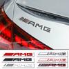 Rear Trunk Tailgate AMG Letter Badge 3D ABS Black Chrome For Mercedes Benz W204 W205 W203 W211 W212 W213 W201 W210 Accessories UVWXY1