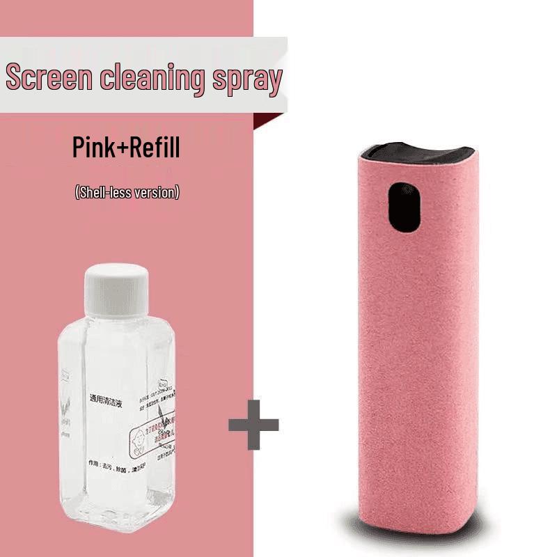 Портативный набор для чистки экрана со спреем и сменными салфетками для мобильных и ЖК-дисплеев