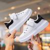 Children's  White Shoes Genuine Leather Boys Girls' Sneakers Casual Running Shoes