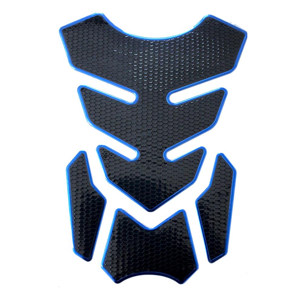 Для Honda Yamaha Tankpad наклейка Fishbone 3D Tank Pad Наклейки Защитная крышка для масла и газа Украшение Пламя Аксессуары для мотоциклов