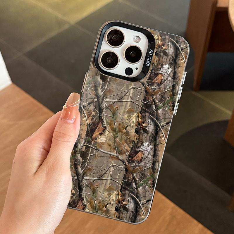 Уникальный камуфляжный чехол для телефона iPhone 17 16 15 14 13 12 11 Pro/ Max/Plus, противоударный и защищающий от падений