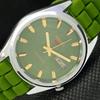 ВОССТАНОВЛЕННЫЕ ВИНТАЖНЫЕ МУЖСКИЕ ЧАСЫ SEIKO 5 AUTOMATIC JAPAN D/D ЗЕЛЕНЫЕ 603-a313722-9