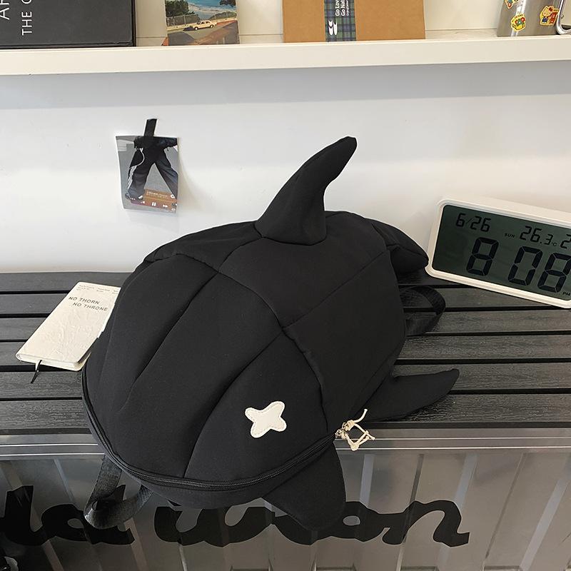 Creative cartoon men and women shark backpack personality funny trend backpack large capacity casual school bag