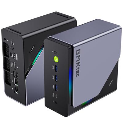 Мини-ПК GMKtec K12 с процессором AMD Ryzen 7 H 255, чем 8 16 До 32 ГБ DDR5 1 ТБ NVMe PCIe x4 Двойной HDMI 8K Четыре дисплея Тихий кулер Идеально для