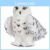 Adorable Wizard Snowy Owl Plush Toy Soft Stuffed Doll For Kids Christmas Gift