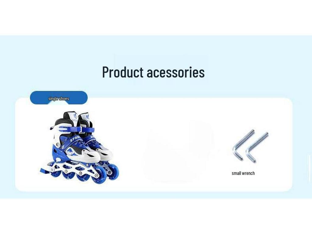 Регулируемые мигающие ПВХ коньки для мальчиков и девочек